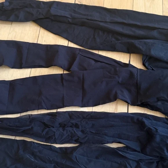 Set of 6 Black and 1 Brown Tights Collection